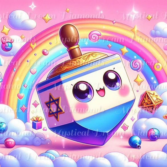 Dreidel (4 options) by Bex.Ai Art