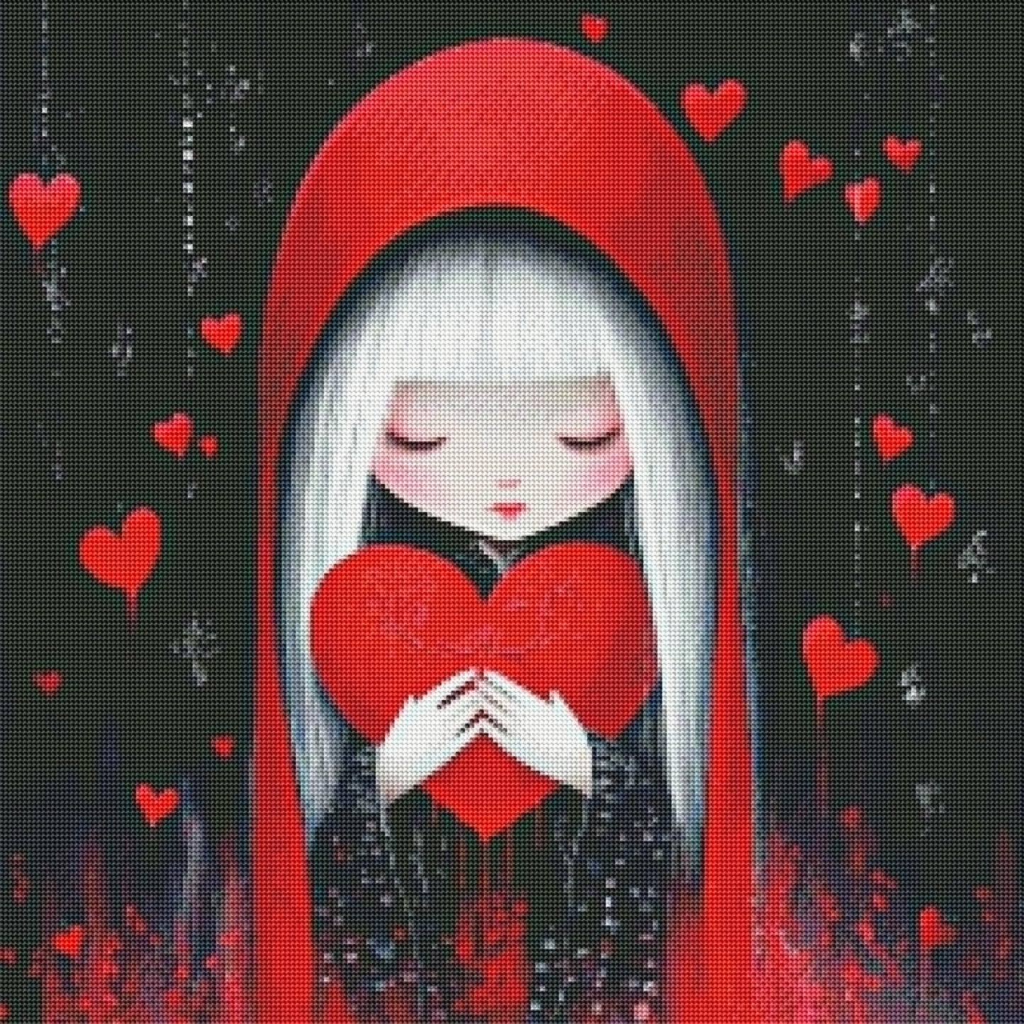 Red Heart by Cocomarshmallow Art