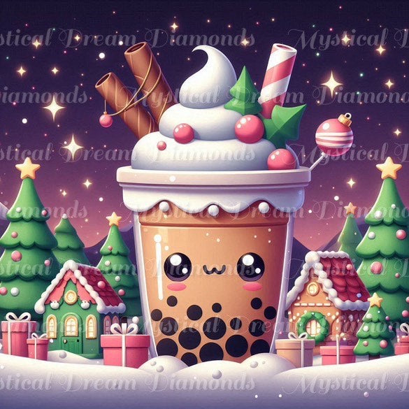 Holiday Boba Gift Box (Please add either 4 or 6 to your Cart) by Bex.Ai Art