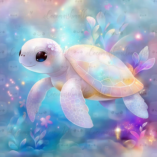 Cutie Turtle by Cocomarshmallow Art