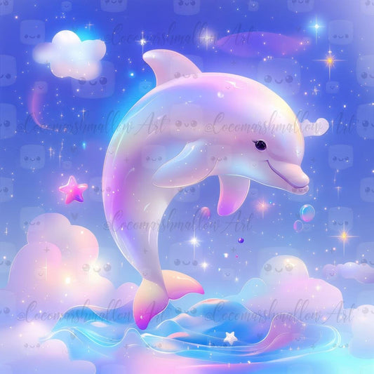 Dolphin by Cocomarshmallow Art